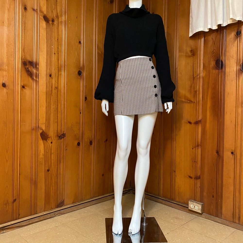 Knit black turtleneck